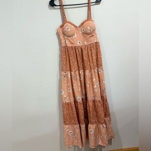 Floral Tiered Maxi Dress